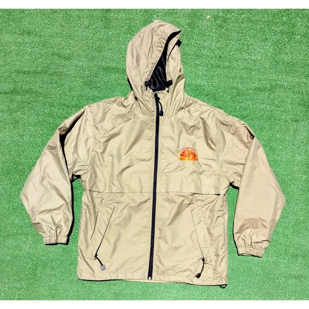 Overseas Adventurers Club Unisex Sm Hooded Lined Windbreaker Travel Jacket NWT